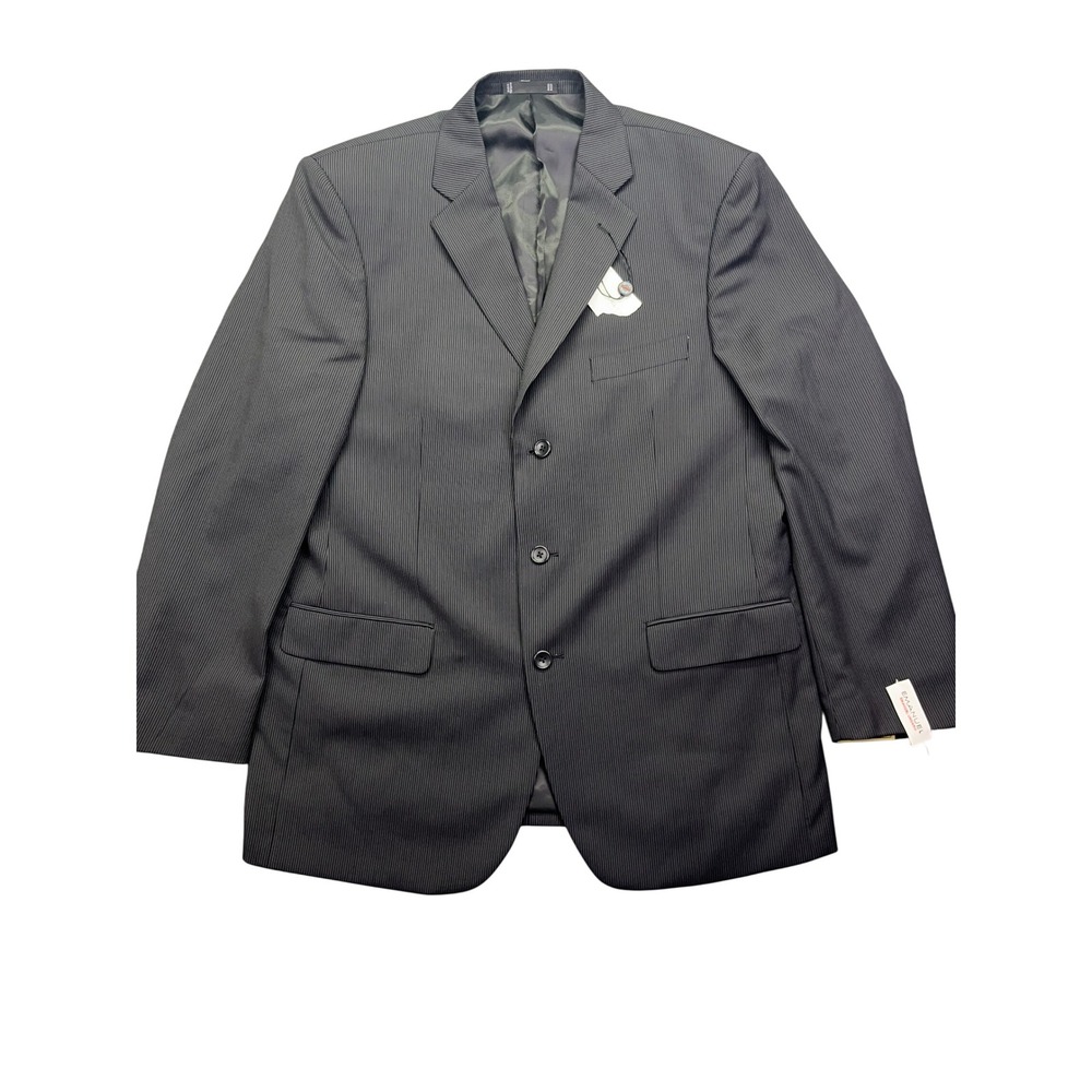 Emanuel Ungaro Pinstripe Wool Blazer Business‎ Suit Jacket 44R Preppy NWT Career